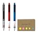 Produktbild Uni Kuru Toga Auto Lead Rotation Mechanical Pencil Standard Model 0.5 mm, Body Color(Black/Red/Navy), 3-pack, Sticky Notes Value Set
