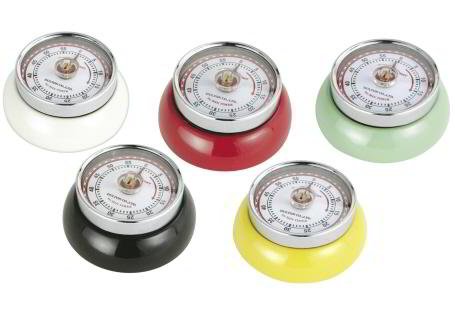 Zassenhaus 72365 Küchentimer - Kitchentimer - Kurzzeitmesser - Eieruhr - Timer "Speed" - mit Magnet - mintgrün/grün Ø 7 cm Höhe 3 cm