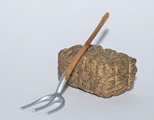 Preisvergleich Produktbild Schleich Set Mistgabel + Strohballen