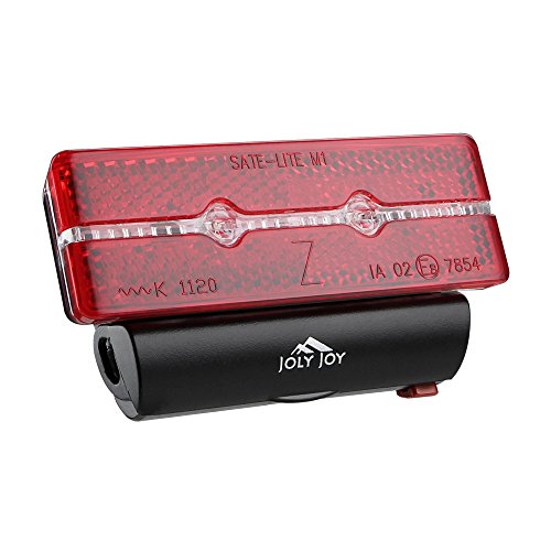 Joly Joy Fahrradlicht Rücklicht für Radsport mit StVZO, Wasserdicht (Mit Batterie)
