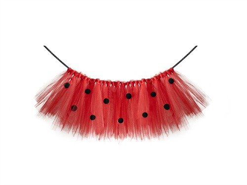 Preisvergleich Produktbild Tutu Rock aus Tüll "Marienkäfer"