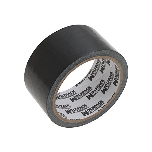 Wolfpack 14060191 Cinta Americana Muscle  Negro 48 mm  x 10 m 