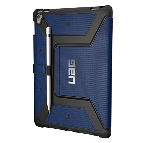 Urban Armor Gear Schutzhülle nach US-Militärstandard für Apple 9,7" iPad Pro - blau [Verstärkte Ecken | Wake/Sleep | Sturzfest | Antistatisch | Standfunktion] - IPDPRO9.7-CBT