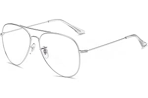 Dollger Blaulichtfilter Brille Damen Herren, anti Blaulicht Blue Light Brille Metallrahmen Unisex