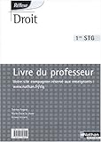 Image de Droit 1e STG : Livre du professeur