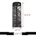 Neitsi® K.S WIGS Wooden Hair Extensions Hanger for Virgin Hair & Clip in Hair Extensions 2 Clips Adjustable (Black Hanger + Black Bag)