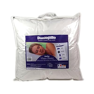 Dunlopillo Visco Fleur Oreiller Blanc 60 x 60 cm