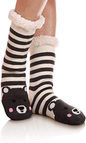 Amkun -  Calze a pantofola - Donna Bear Taglia unica