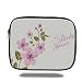 Produktbild Laptop Sleeve Case,Bridal Shower Decorations,Spring Time Flowers Lilacs Bride Bachelorette Party,Light Pink and Green,Tablet Bag for Ipad air 2/3/4/mini 9.7 inch
