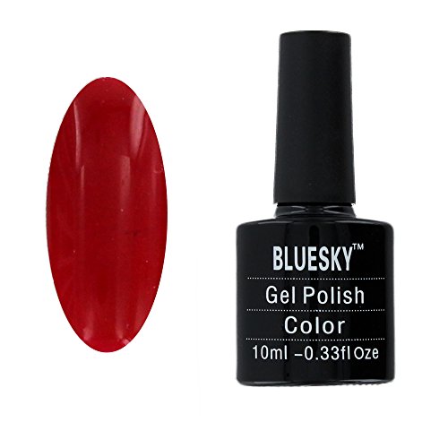 Bluesky UV LED Gel auflösbarer Nagellack 10ml Red Beam Wildfire, 1er Pack (1 x 10 ml)