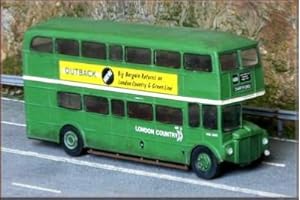Knightwing Keil Kraft London Country Double Decker Bus - 1/72 Plastic Kit