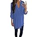 Produktbild Blusen Damen Lässig Chiffon Shirt Hemd Sexy Pullover Langarm V-Ausschnitt T-Shirt Frauen Bluse Oberseiten Streetwear Sweatshirt,ABsoar