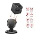 Produktbild KOBWA Mini Spy Kamera, tragbar Sicherheit Kamera rechargargable HD 1080P 140 Grad Weitwinkel mit Nachtsicht/Bewegungserkennung/Loop Aufnahme für Zuhause und Büro Überwachungskamera (schwarz)