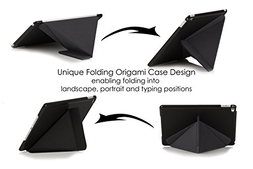 Forefront Cases® Neue Origami Hülle Tasche Case Cover für Apple iPad Mini 4 4th Gen September 2015 – Rundum-Geräteschutz und intelligente Auto-Sleep-Wake-Funktion inkl. Eingabestift und Displayschutz - 3