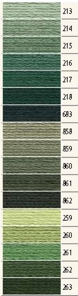 1x Anchor Sticktwist – Farbe 216 – heugrün - 2