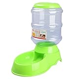 CAOQAO 3.5L Distributeur De Nourriture Distributeur Automatique Croquettes pour Chats Et Chiens,Pet Feeder pour Chien Et Chat (Automatic Feeder),Distributeur Eau Et Croquettes Automatique(,Vert)