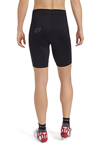 GONSO Radhose Lisa V2 aus 90% PA 10% EL für Damen, gepolsterte Fahrradhose/ Bermuda/ Shorts Bund- und Beinabschluss ohne Gummi, formbeständig, Innentasche - 2