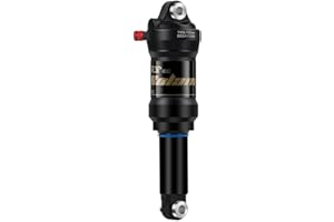 Oniissy Mountain Bike Rear Shock 165/190mm Bike Shock Absorber Adjustable Air Pressure,Mountain Bike Rear Shock absorber(165mm Style 1)