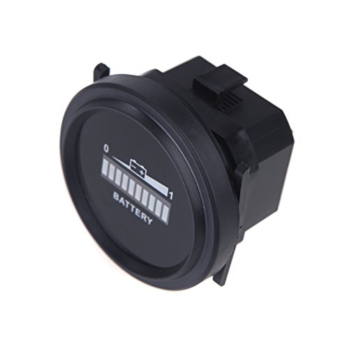 KKMOON Digitale LED Batteriestatus Ladeanzeige Batterieanzeige 12V / 24V / 36V / 48V / 72V - 6