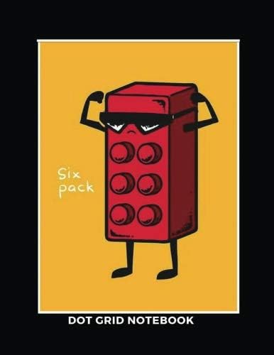 Six Pack Abs Lego Emoji Dot Grid Notebook Gift for Boys: Funny Cool Bullet Gift Journal for Writing and Drawing for Boys, Teens, Young, Professionals ... Letter Sized 8.5 x 11 inch; 21.59 x 27.94 cm