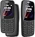 Price comparison product image Nokia 106 Dual Sim 2018 Dark Grey With LED Torch - FM Radio - Big Button Phone