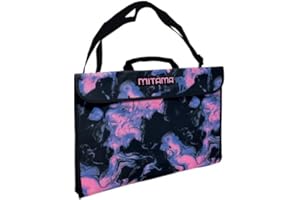 Memotak Mitama - Valigetta in Tessuto con Tracolla, Scuola e Tempo Libero, Fogli A4 e A3, Resistente e Rinforzata, Colori Assortiti (PINK SMOKE) 2024