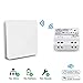 Produktbild iBaste Lichtschalter Funkschalter Set, WiFi Schalter Funk Wandschalter Reichweite Drahtloser kinetische Energie Schalter mit Empfänger Keine Leitungsverlegung