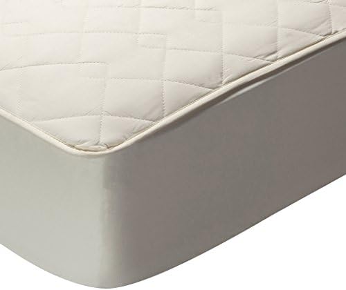 Pikolin Home Padded mattress protector, 100% cotton (fabric and filling), breathable, 180 x 190/200 cm, bed 180
