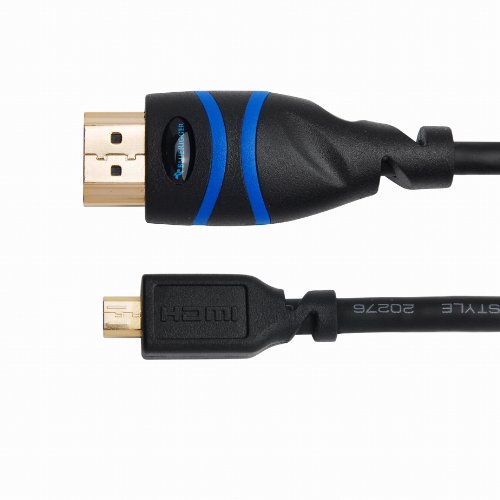BlueRigger High Speed Micro HDMI für HDMI-Kabel mit Ethernet (3 Meters) - 4