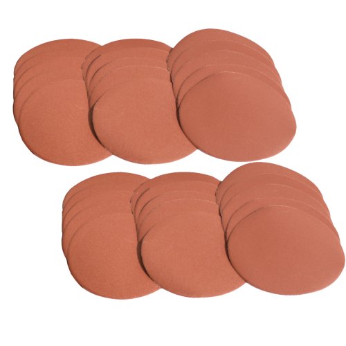 Arebos 30 Klett-Schleifscheiben für Langhalsschleifer 225 mm P80-240, 4260199751374