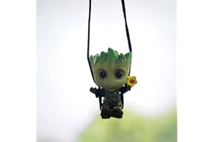 BEAUTYBIGBANG Groot Auto Zubehör zum Aufhängen Niedliche Autospiegel Schaukel Baum Autoteile Innendekoration Ornament Lustige Kleine Dinge vom Auto Dekoration Innenausstattung