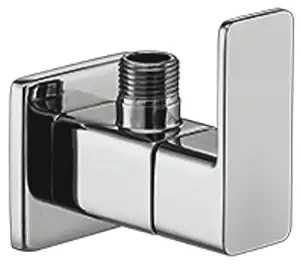 Drizzle Angle Cock Cubix Brass Chrome Plated