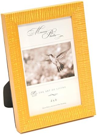 Maxxi Designs Photo Frame with Easel Back, 8 x 10", Yellow Havana