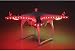 Produktbild Junsi Red LED Decoration Light Licht Strips Lamps Streifen-Lampen Light Licht for DJI Phantom 3 Pro Adv Quadcopter