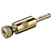 Produktbild Bananenstecker mit Schraubanschluß, vergoldet, 4mm, Farbring schwarz, Good Connections®