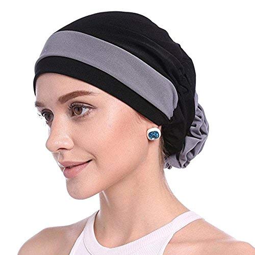 Preisvergleich Produktbild Cathy02Marshall Damen Elegante Weich Chemo Turban Mütze Kopftuch für Chemotherapie,Krebs,Haarverlust
