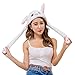 Produktbild VJGOAL Damen Caps, Unisex Niedlichen Kaninchen Bunny Ear Hut kann Airbag Magnetkappe Plüsch Geschenke Tanz Spielzeug Weihnachten Geburtstagsgeschenk
