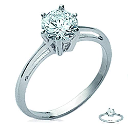 Solitaire 6mm plata.