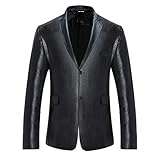 Asia schlank Größe markiert, überprüfen Sie bitte Größe Tabelle in Beschreibung (nicht die Amazon Size Chart) vor dem Bieten und erlauben etwa 1,5 Zoll unterscheidet sich durch manuelle Messung.Empfehlen Sie größere Größe, wenn Sie stark sind oder Sie lockere Passform bevorzugen.Herren Anzug Super Herren Slim Fit Anzug mit Stretch-Anteil Anzug Slim Fit 3 Teilig mit Weste Sakko Anzughose Business Smoking