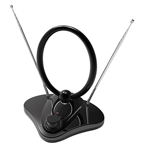 FTE HD-T2 DVB-T2 Receiver + 30 dB ANTENNE Full HD HEVC/ H.265 (HDTV, HDMI, SCART, USB 2.0) + 1,5m HDMI Kabel - 5