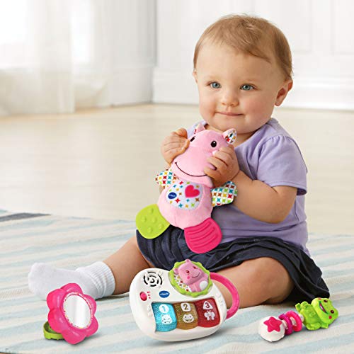 VTech - Coffret naissance - Eveil des sens - Cadeau de naissance avec premiers jouets de Bébé - rose (80-522055) – Image 5