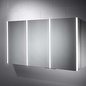 pebble grey mirror cabinet