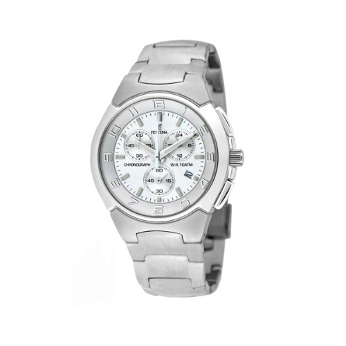 Festina Herren-Armbanduhr XL Sport Chronograph Quarz Edelstahl F6698/1 Festina Herren-Armbanduhr XL Sport Chronograph Quarz Edelstahl F6698/1