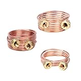 tubo cobre flexible 3/8 Conector de latón engrosado, anticorrosivo, anticorrosivo y duradero.