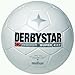 Derbystar Fußball Indoor Super, Hallenball, Ball Größe 5 (400 g), weiß, 1150