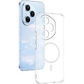 Coverzone Honor 400 Pro ile uyumlu Şeffaf Kılıf MagSafe Uyumlu G&uuml;&ccedil;l&uuml; Mıknatıslı Wireless Şarj Destekli Crystal Clear İnce Ser