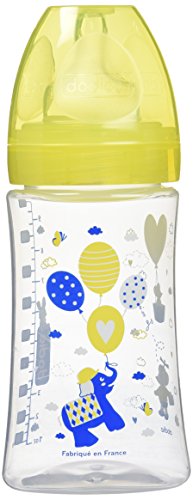 Preisvergleich Produktbild Dodie biberon sensation+ 270ml jaune éléphant