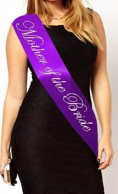 Mother of the Bride Night Do Sash - Sashes Accessories Purple Novelty Game Gift