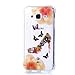 Produktbild LaiXin Samsung galaxy J3 Hülle Crystal Case Schutzhülle Cover für Samsung Galaxy J3Hülle TPU Silikon Schlank Durchsichtig Transparent kratzfeste stoßdämpfende-Blume Schmetterling Schuhe mit hohen Absätzen