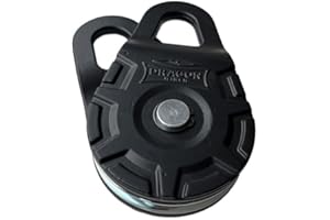 Dragon Winch Poulie pour Treuil - Capacité de 15T / 33000 lbs, Récupération Offroad, Bloc Double Force de Traction | Compatible avec Câbles d'Acier | Idéal pour Véhicules 4x4 | Accessoire Treuil